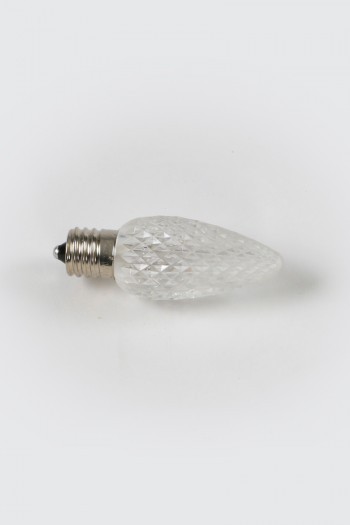 LED C9 Light Bulb WARM WHITE Faceted CHRISTMAS Replacement 5 Diode E17 NEW gallery