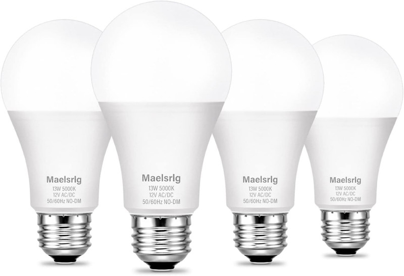 LED 12V Light Bulb, 100W Equivalent, Daylight White 5000K, 13W 1200 Lumens, 12 V gallery