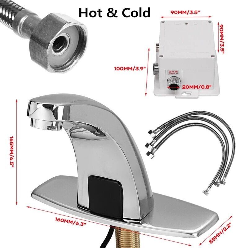 Smart Automatic Infrared Sensor Faucets Touchless Bathroom Basin Sink Faucet gallery