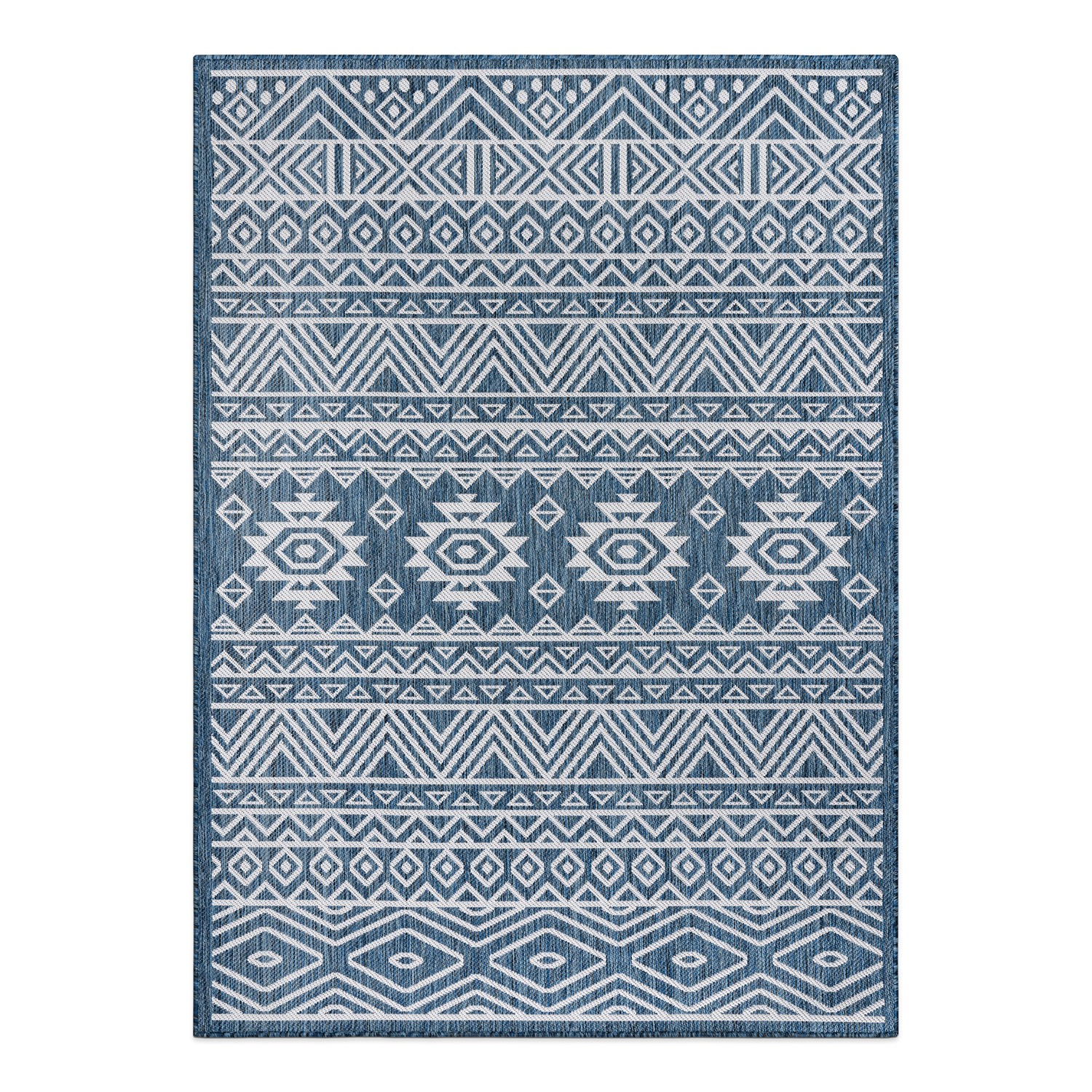 Rugshop Outdoor Rug Distressed Geometric Bohemian Textured Indoor Outdoor Rugs gallery