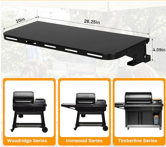 Traeger P.A.L. Pop and Lock Front Shelf Small - BAC760 - NEW gallery