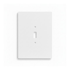 Oversize Toggle Light Switch Cover Wall Plate 5×7 Jumbo White 1-Gang USA Made