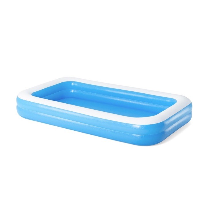 Bestway H2OGO Blue Rectangular Inflatable Swimming Pool 10 Ft X 6 Ft. X 18 In. gallery