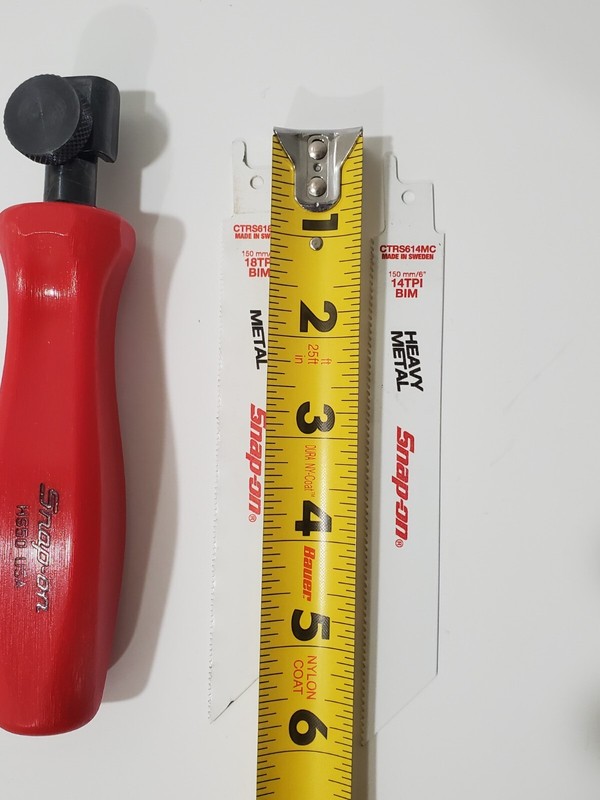 Snap On Tools Quick Hand Saw Cutter Handle 3 Blades & Pouch Use Everyday NEW!!!! gallery