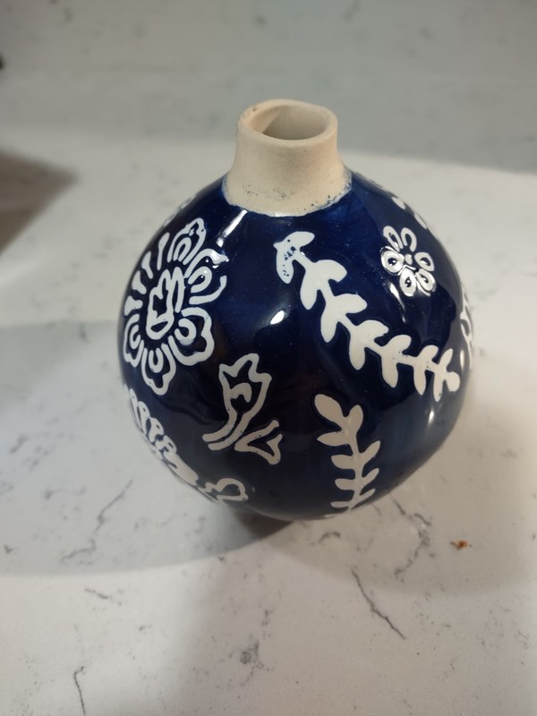 Lot Of Creative Co-Op Mudpie Ceramic Blue White Home Decor gallery