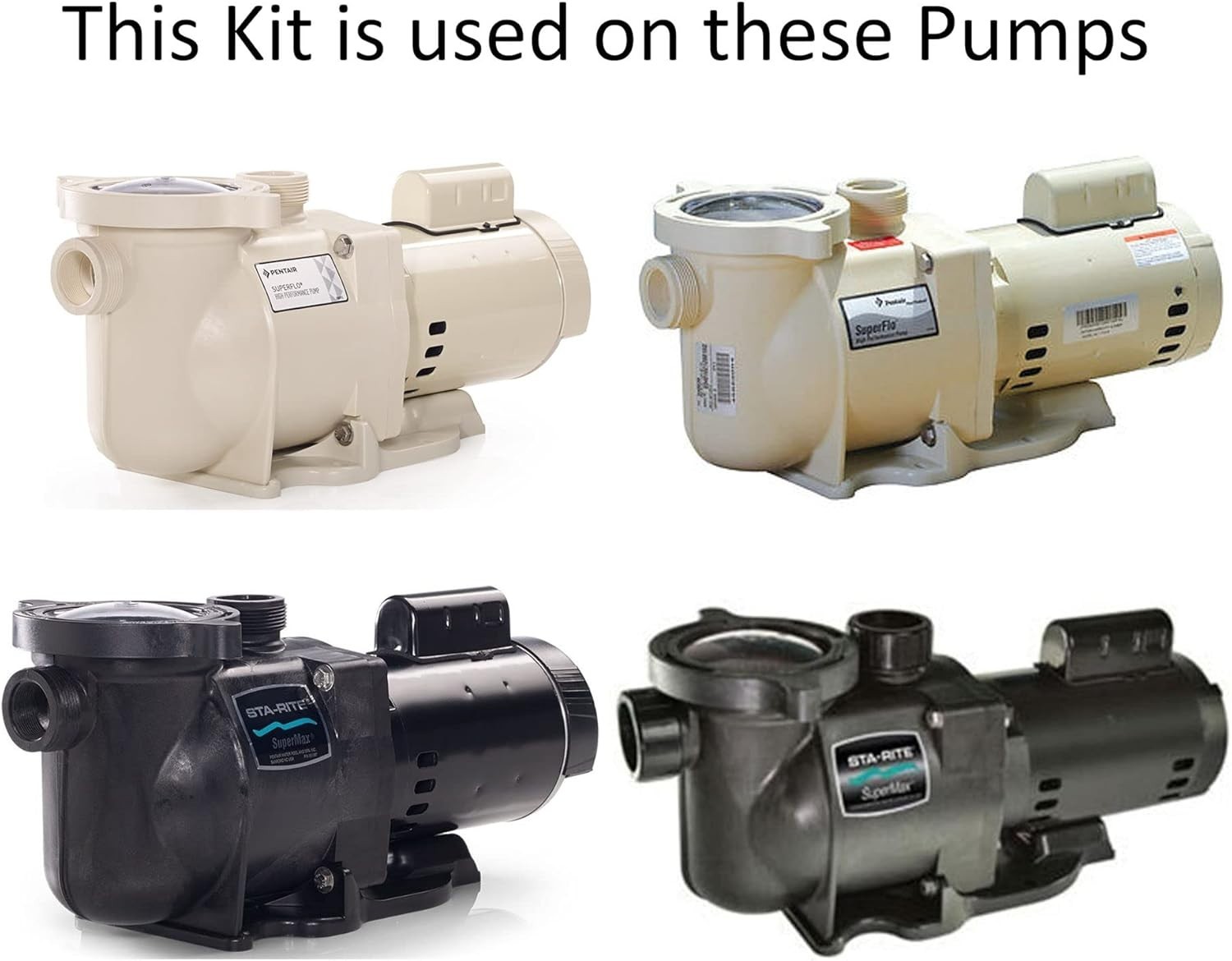 Complete Pool Pump O-Ring Repair Kit for Pentair SuperFlo & SuperMax Systems gallery