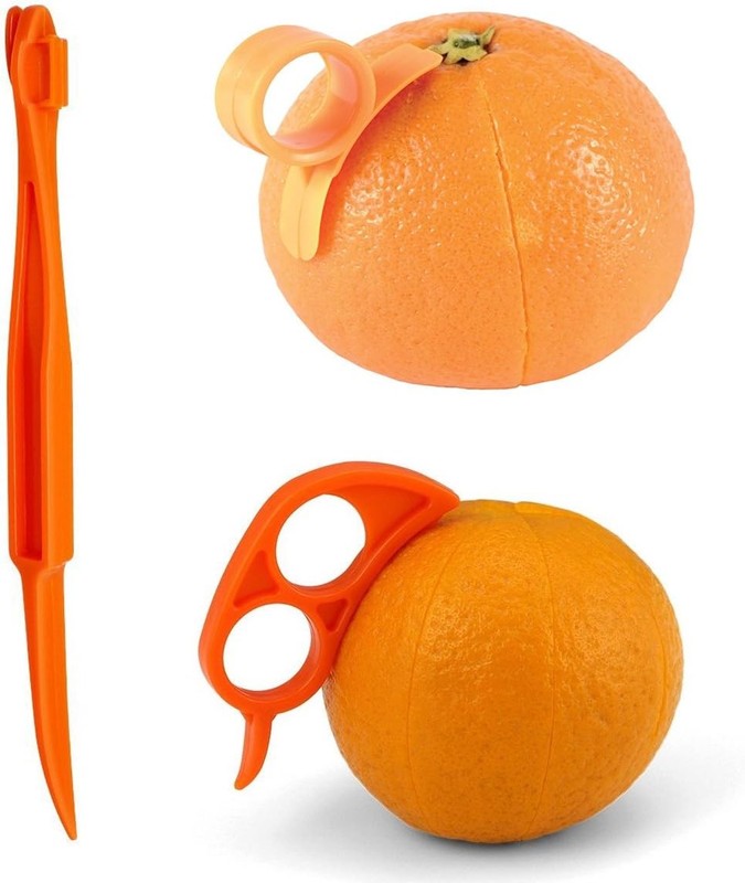 Oran Citrus Peelers, Plastic Easy Slicer Cutter Peeler Remover gallery