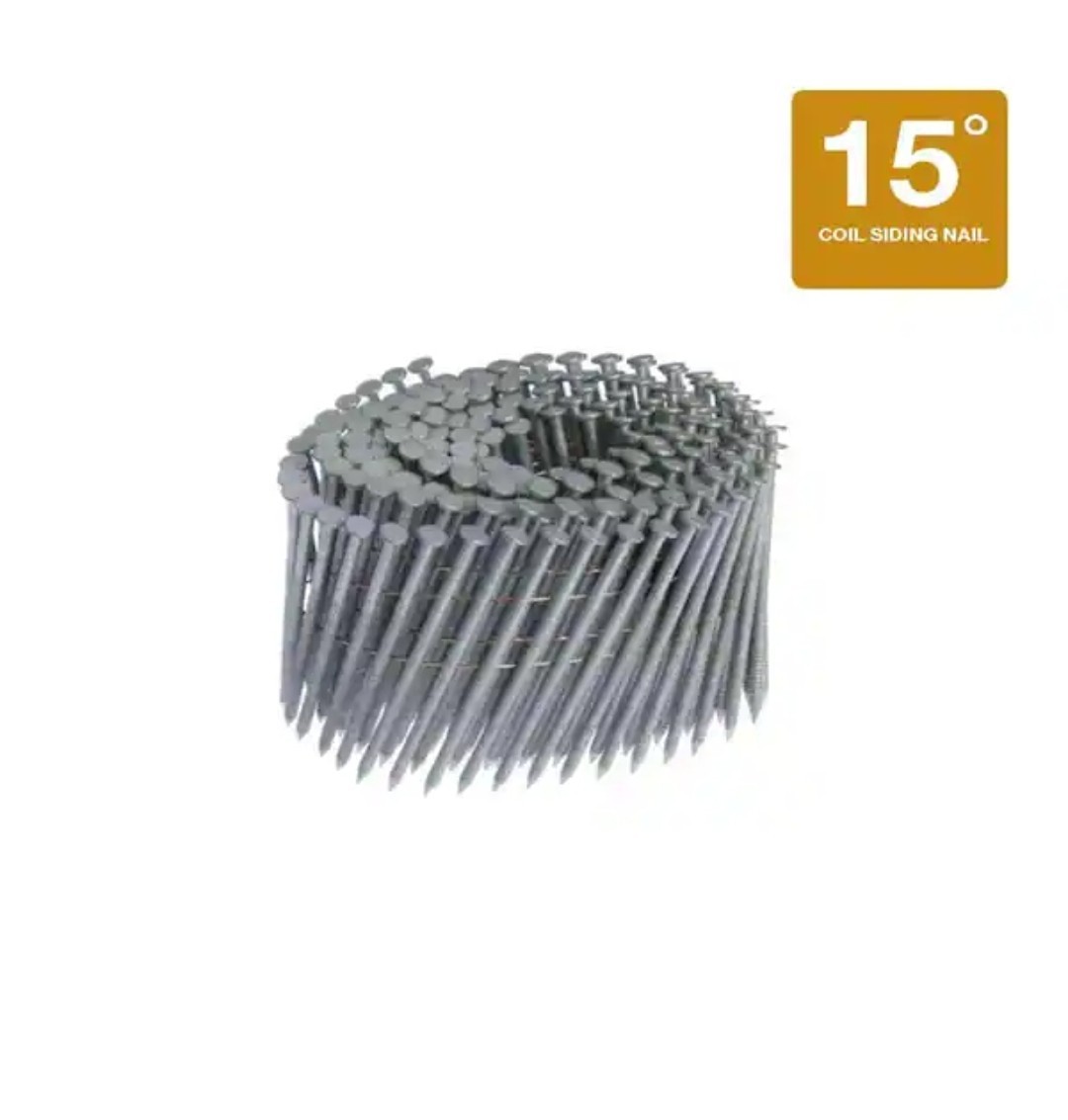 Grip Rite 2-3/16" x .092" 15 Degree Wire Weld Round Head Nails Galvanized 1200pk gallery