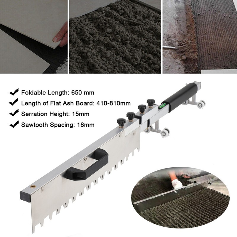 Thicken Tile Flat Sand Tool Collapsible Floor Ash Leveling Paving Tool Artifact gallery