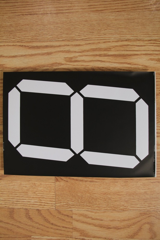 EXTRA LARGE 60″ LED COUNTDOWN CLOCK 12" - Replacement NUMBERS PANEL DIGITS PCB