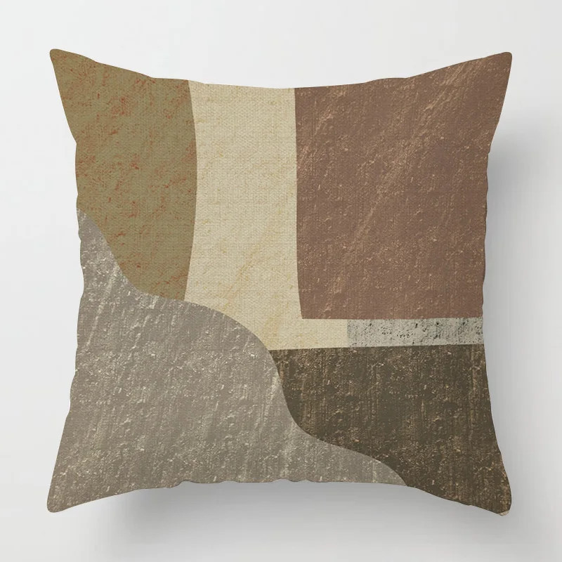 Abstract Geometric Pillowcase 18x 18 Inch Machine Washable Four Seasons Universa gallery