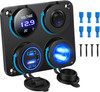 4-In-1 12V USB Marine Socket with QC3.0 and Cigarette Lighter - Easy Panel Mount gallery