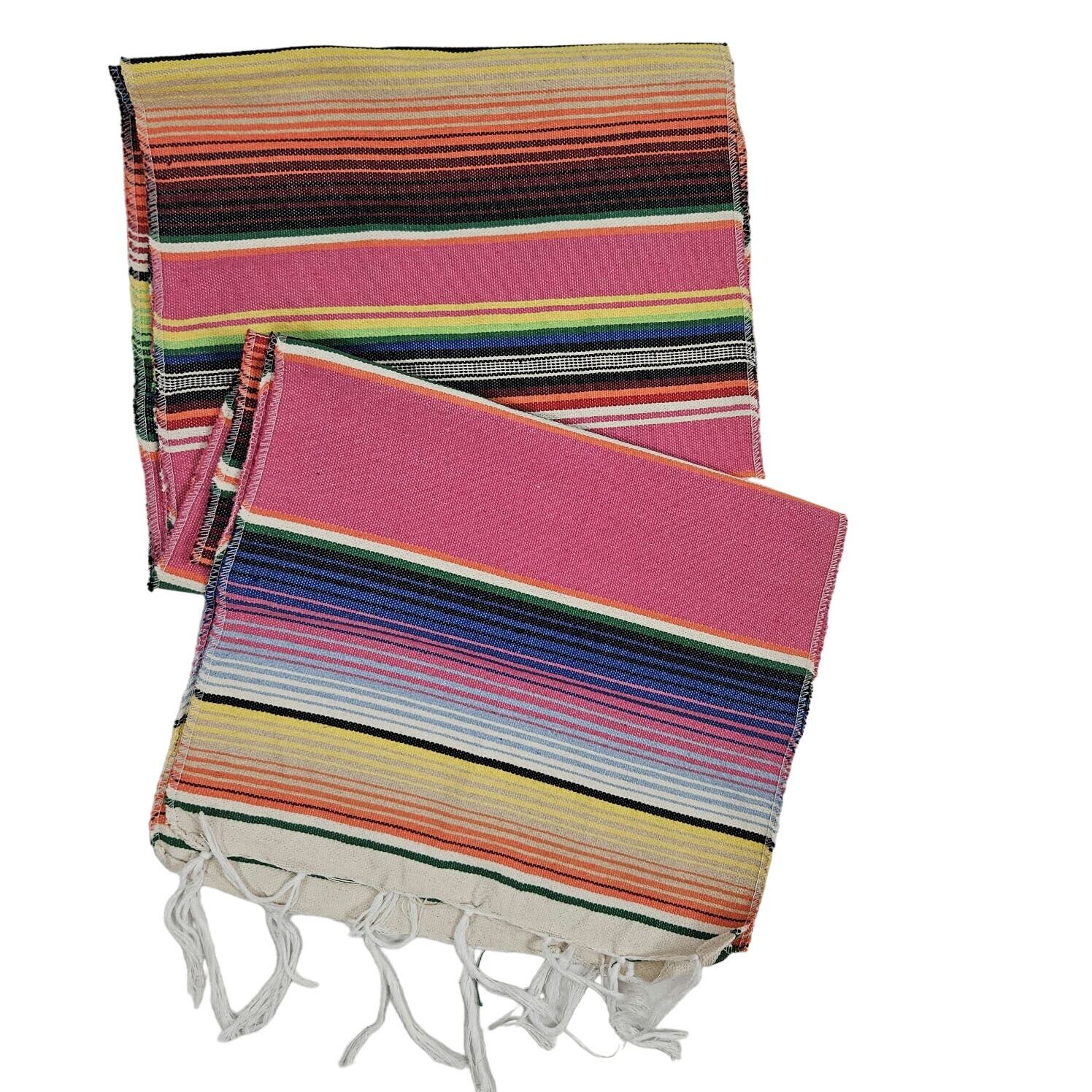 Mexican Fiesta Table Runner Unbranded Boho Baja Spring Picnic Serape Party gallery