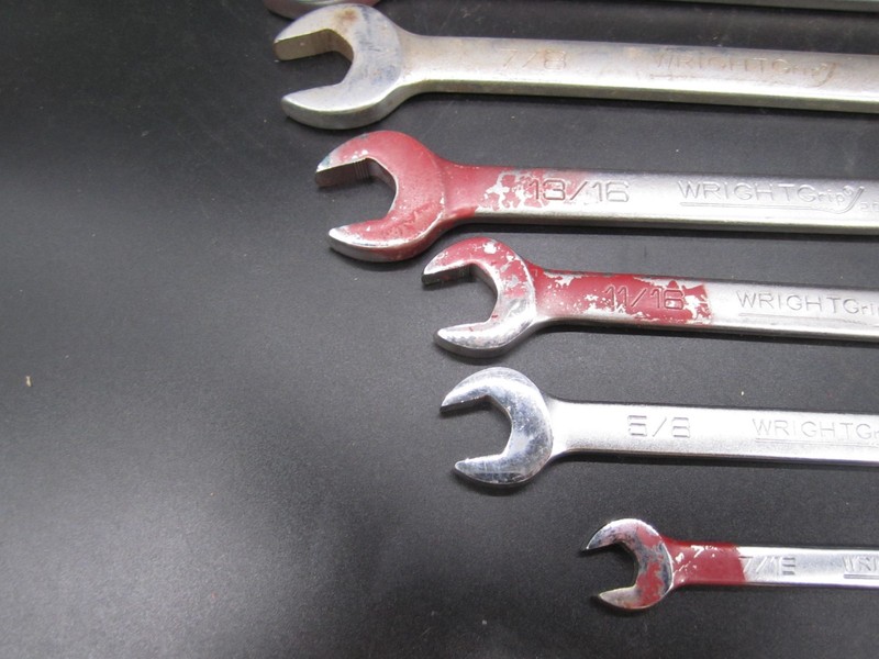 Wright Tool WRIGHTGRIP Combination Wrench Set satin finish gallery