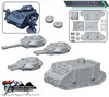 The Hippo Modular Sci-Fi APC Tank 28–32mm | Turret & Dozer Options gallery