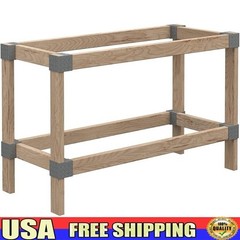 Workbench Kit W/ Hardware & Plans Lightweight Plastic Brackets Easy Assembly New