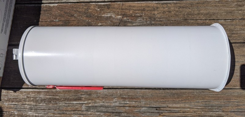 Gibraltar White Metal Mailbox Model E1100W00 Made in USA Gently Used gallery