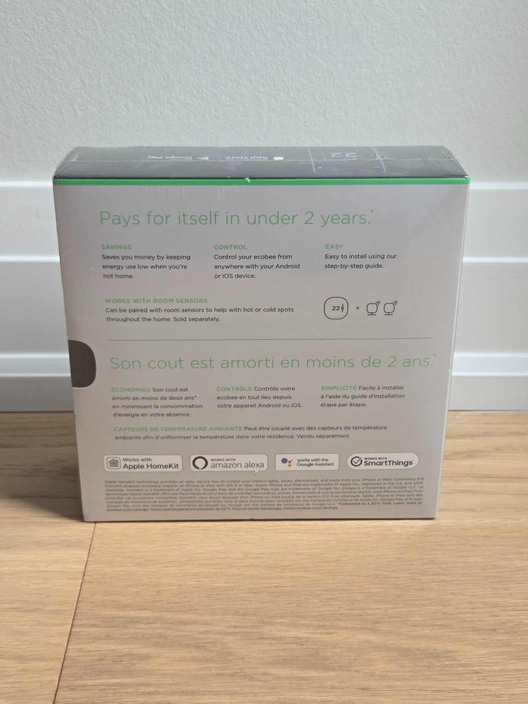 Ecobee 3 Lite Smart Thermostat Wifi Programmable Black | Brand New gallery