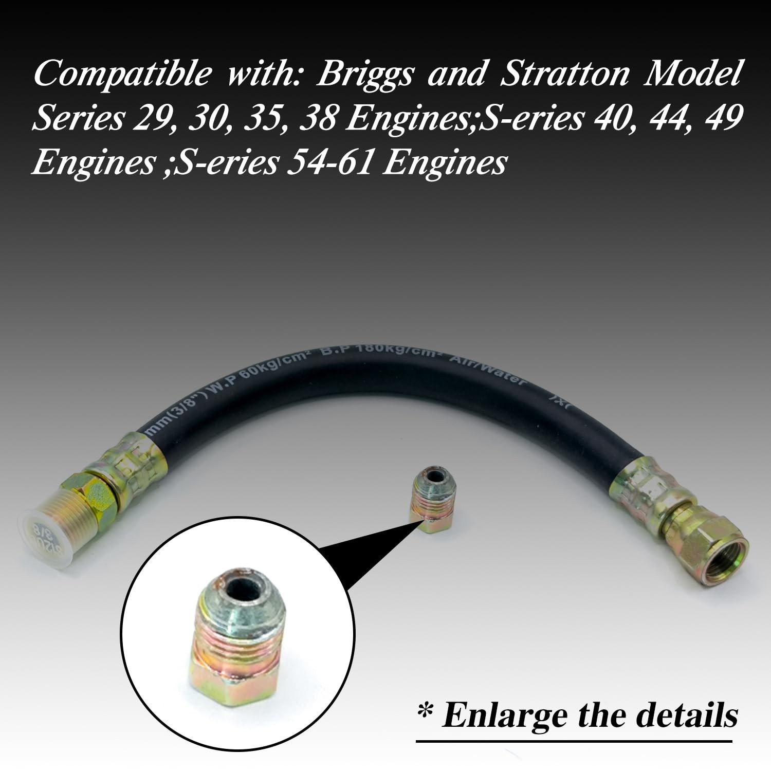 1723165SM Oil Drain Hose Compatible with briggs and stratton oil drain hose M... gallery