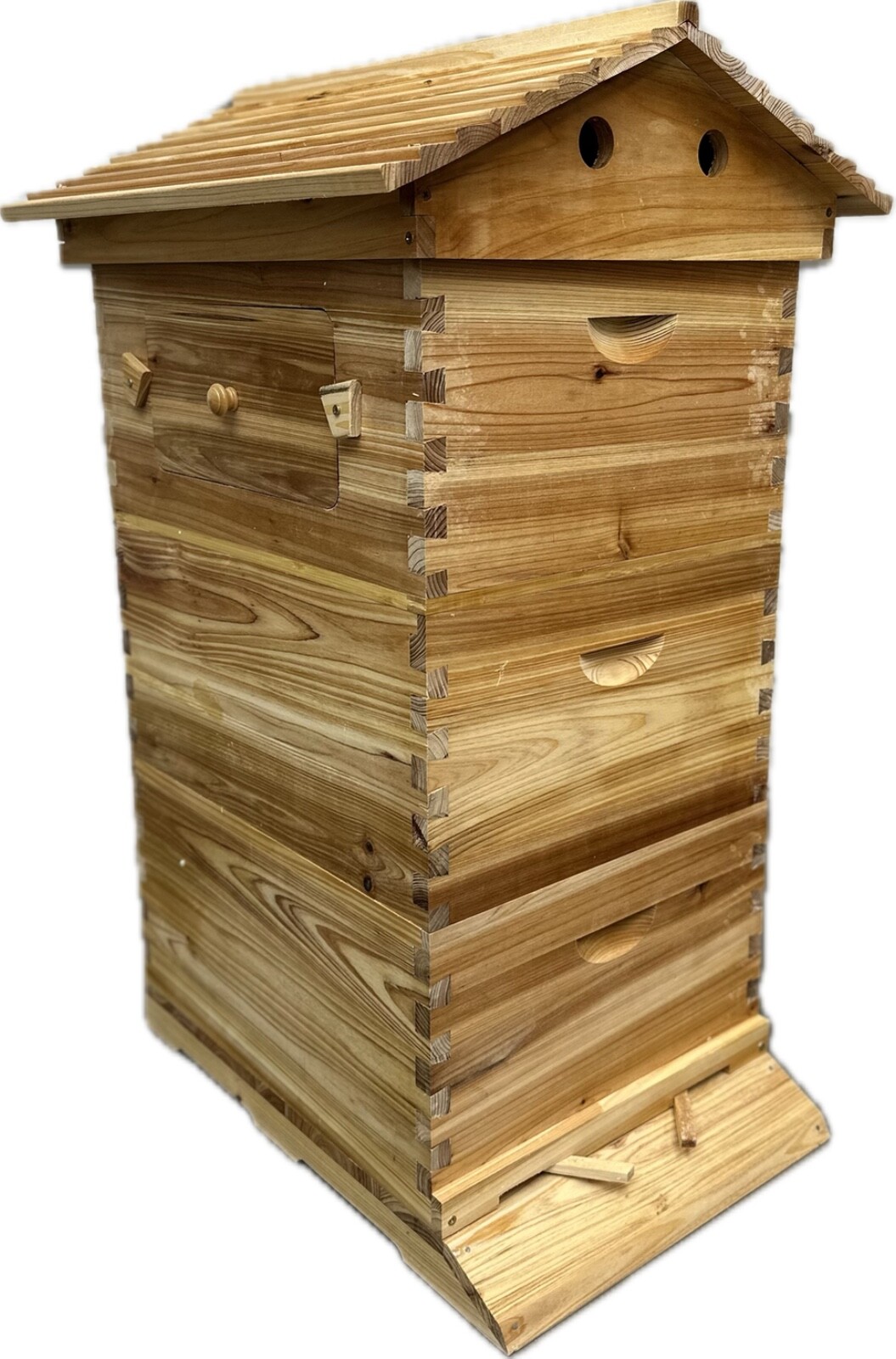 Beekeeping 3 Box Full Kit 2x Brood 1x Auto Seep Honey Super Beehive Frame WAXED gallery