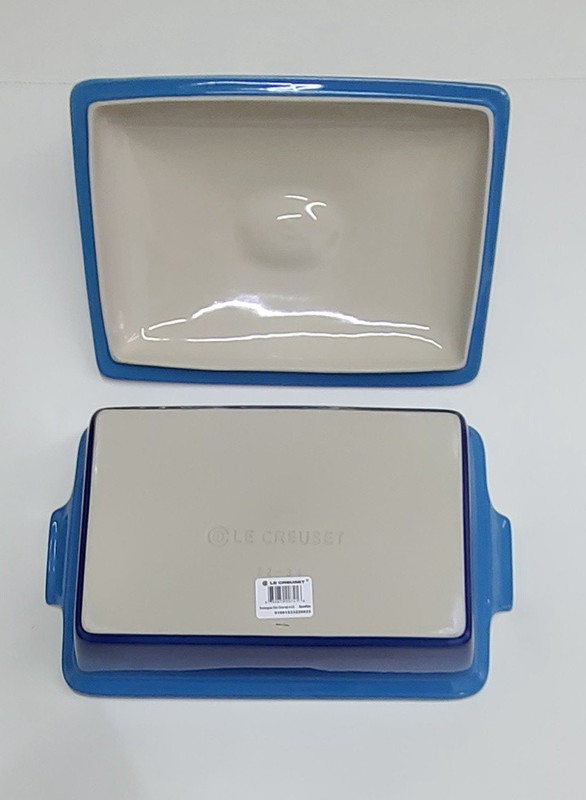 Le Creuset Rectangular Casserole With Lid 4 Qt Azure Blue gallery