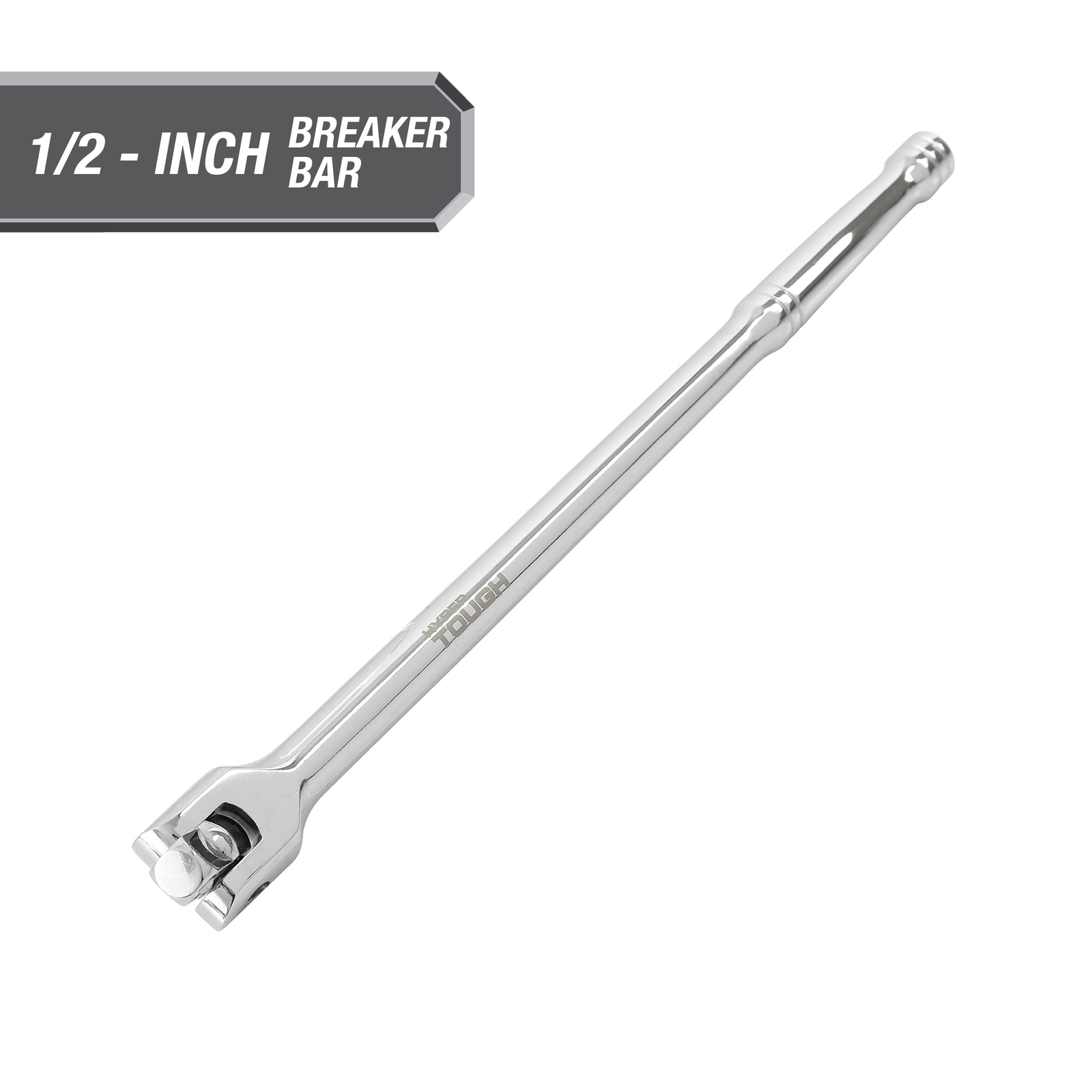 15-Inch 1/2-Inch Rust Resistant Breaker Bar with Rotating Head gallery