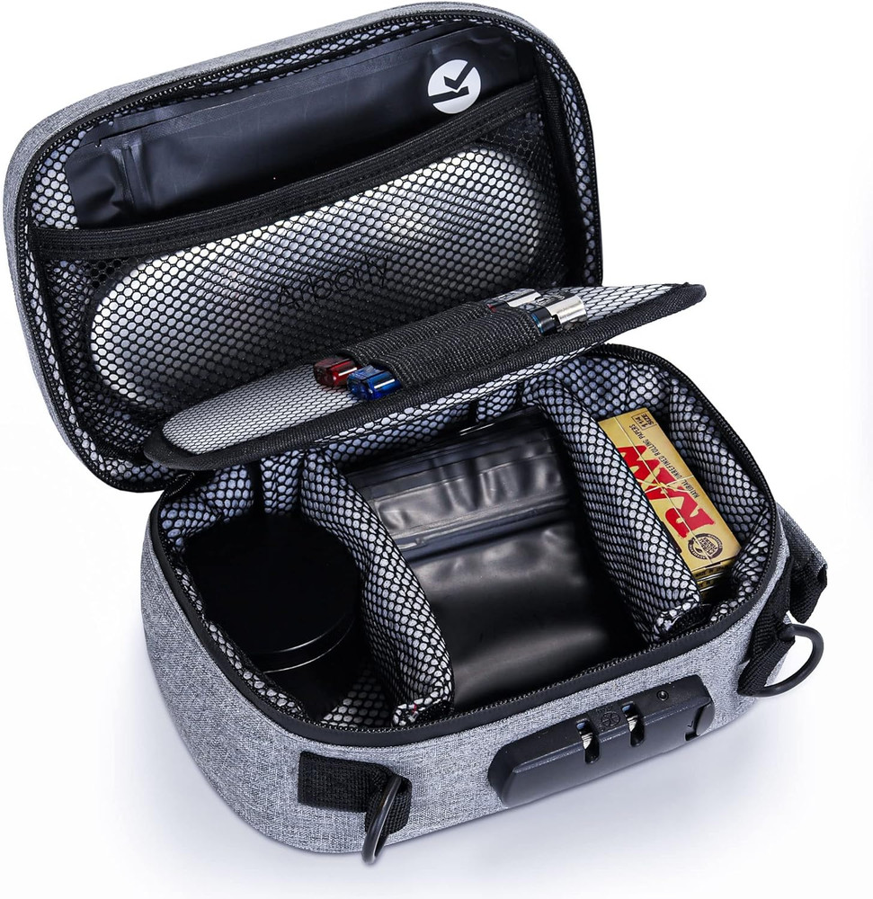 Discrete Smell Proof Odorless Bag with Easy Use Combination Lock - the Perfect S