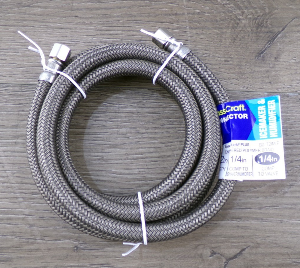 BrassCraft Speedi Plumb PLUS 1/4InX72In Ice Maker Connector Hose B0-72IM F S7 gallery