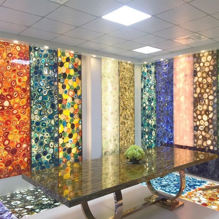 21" Round Agate Tabletop - Stunning Centerpiece - Unique Home Design gallery