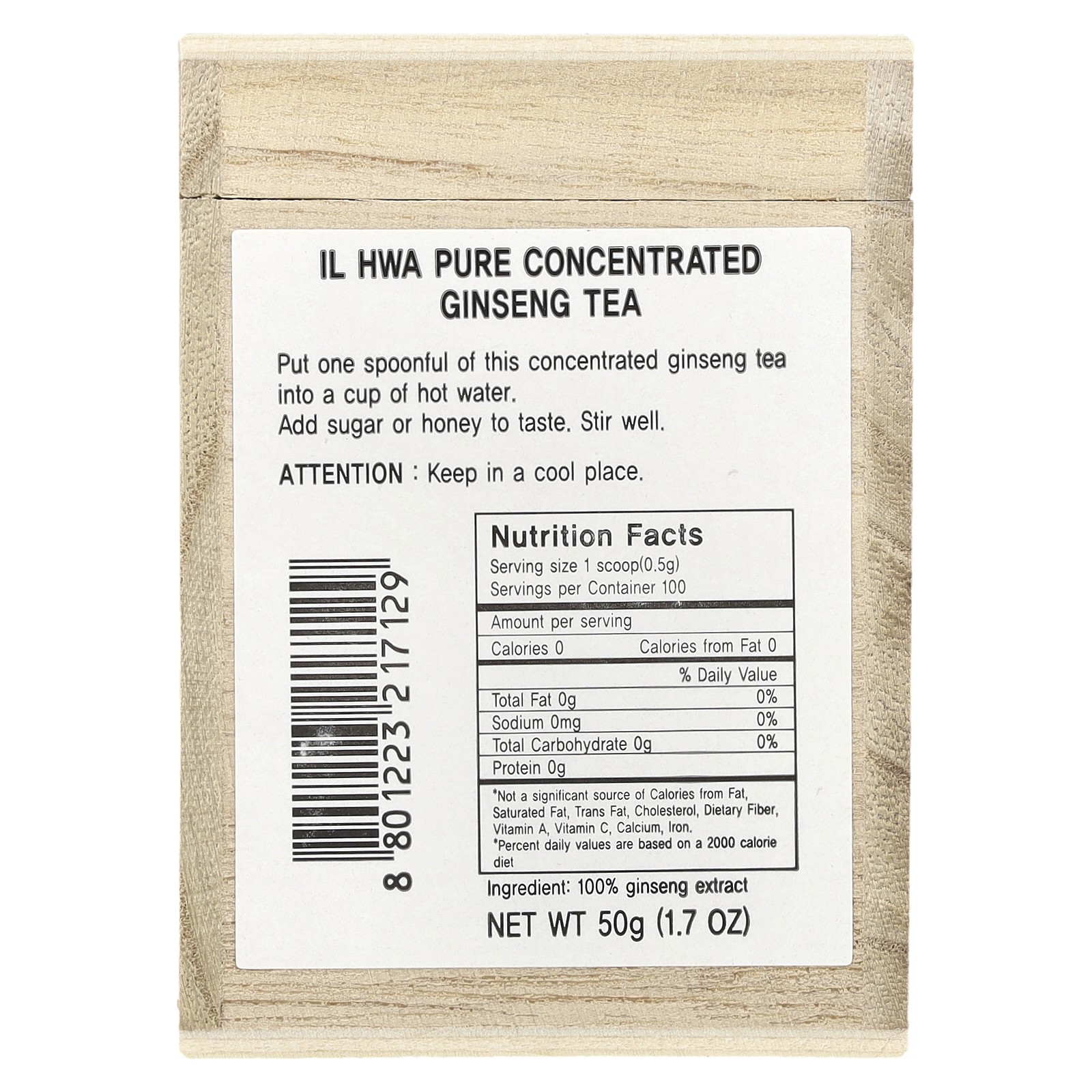 Pure Concentrated Ginseng Tea, 1.76 oz (50 g) gallery