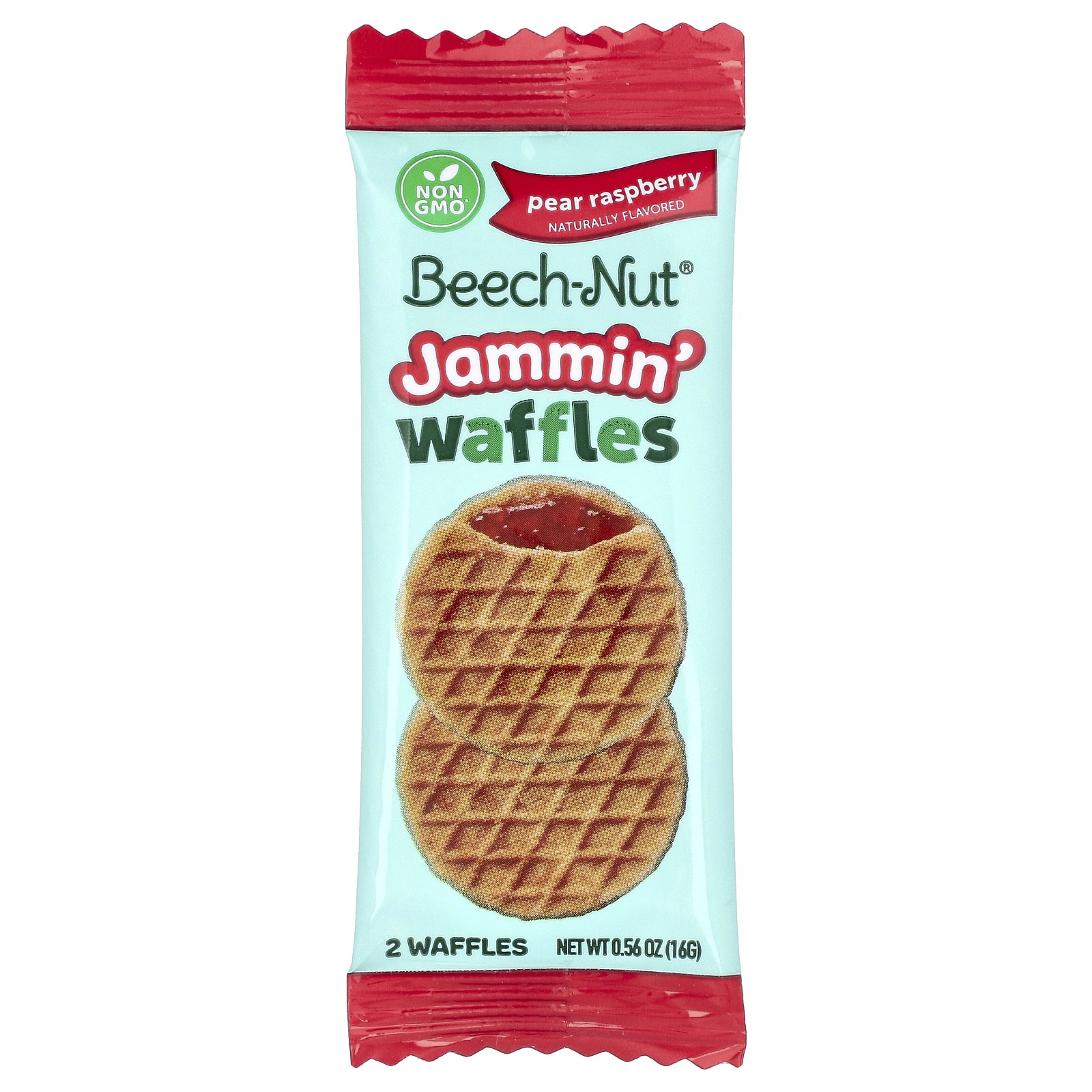 Jammin' Waffles, 12+ Months, Pear Raspberry, 5 Packs, 0.56 oz (16 g) Each gallery