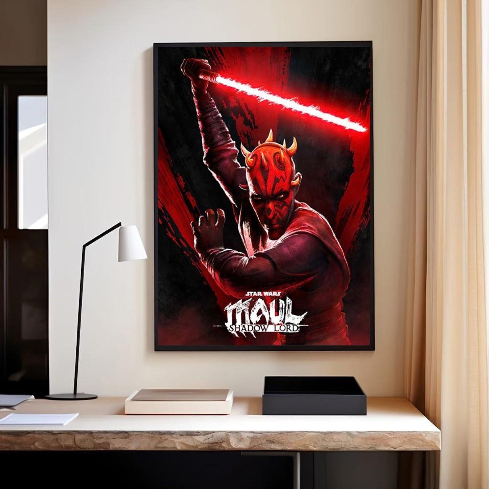Star Wars Maul Shadow Lord Poster – April 6, 2026 Release,Movie Poster Unframed gallery