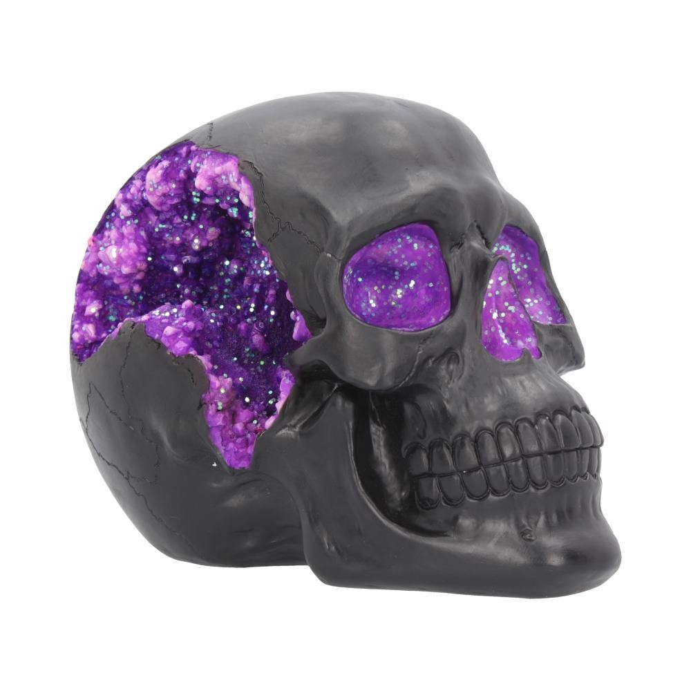 Nemesis Now Geode Skull Figurine 17cm gallery