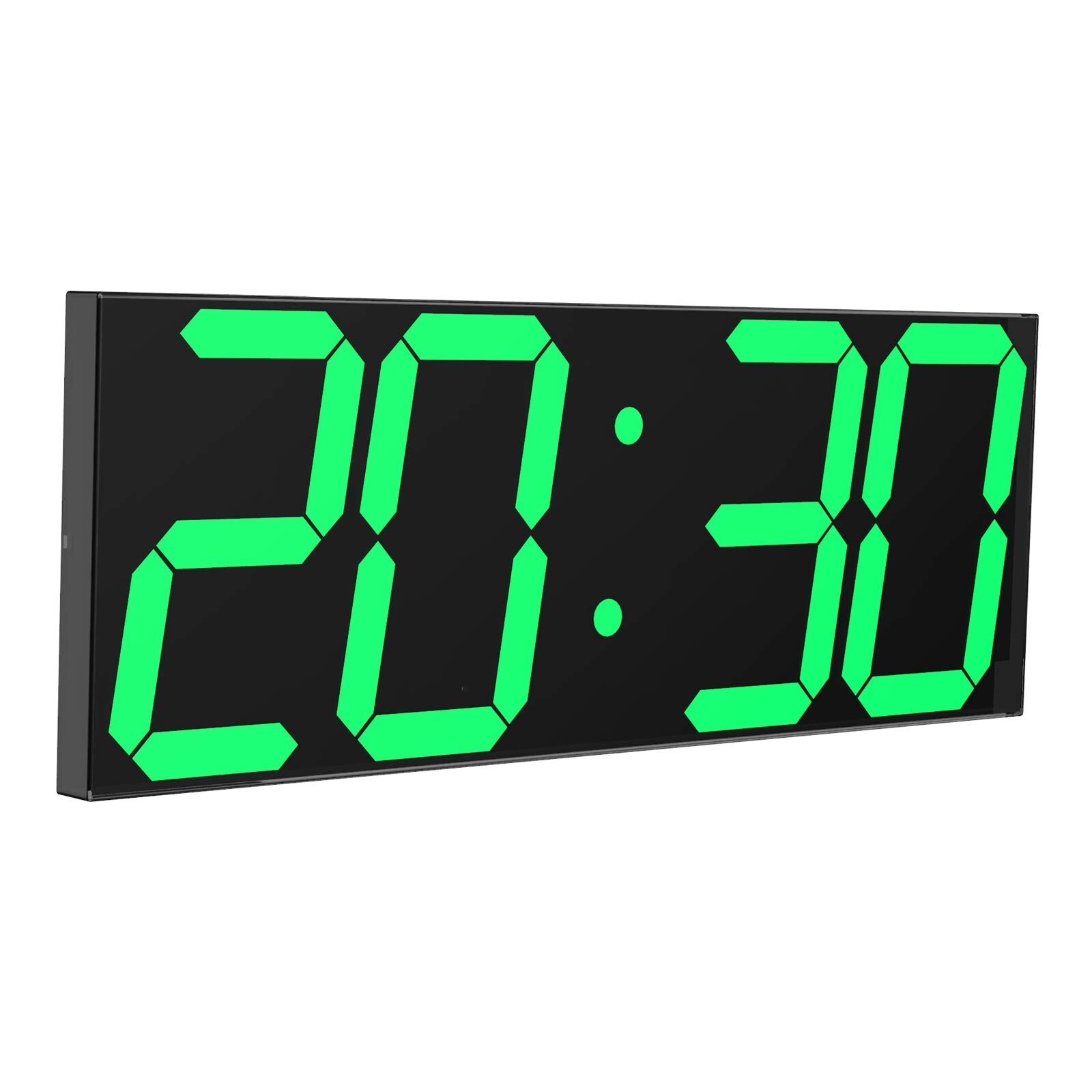 Digital LED Wall Clock, Oversize Wall Clock with 6” Numbers, Remote Control C... gallery