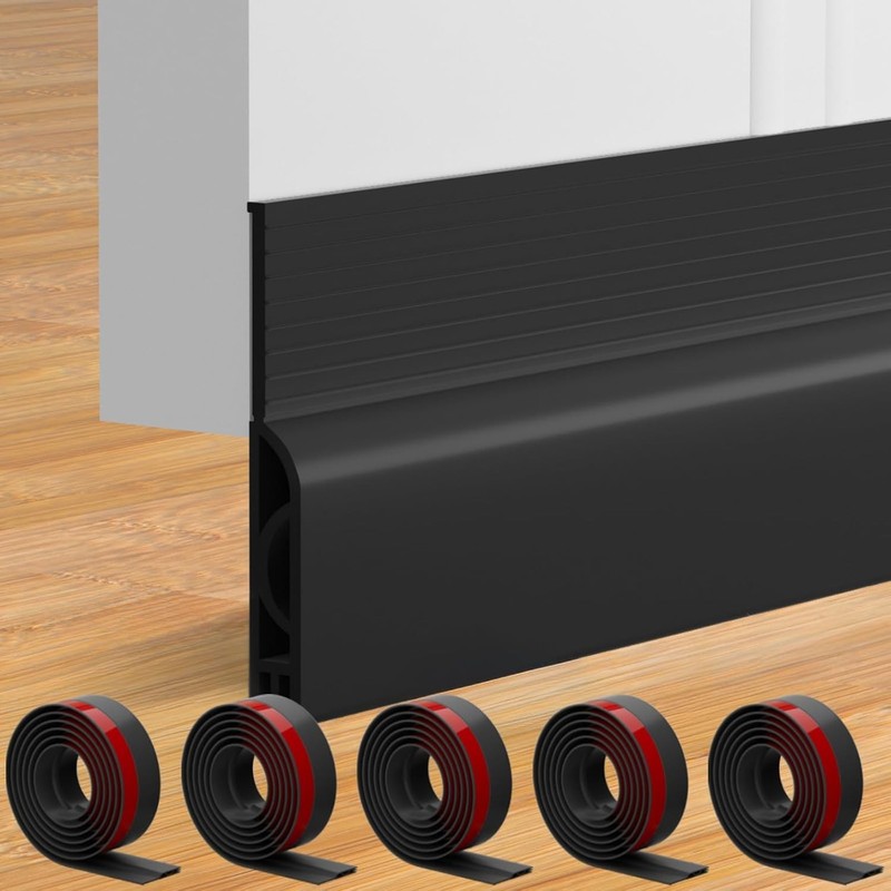 Silicone Door Sweep - Energy Efficient Draft Blocker gallery