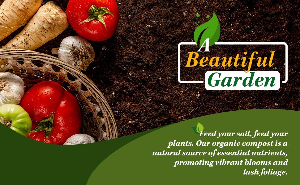 Organic Compost Plant Based Potting Soil, Garden Fertilizer, Boosts Growth 12qt gallery