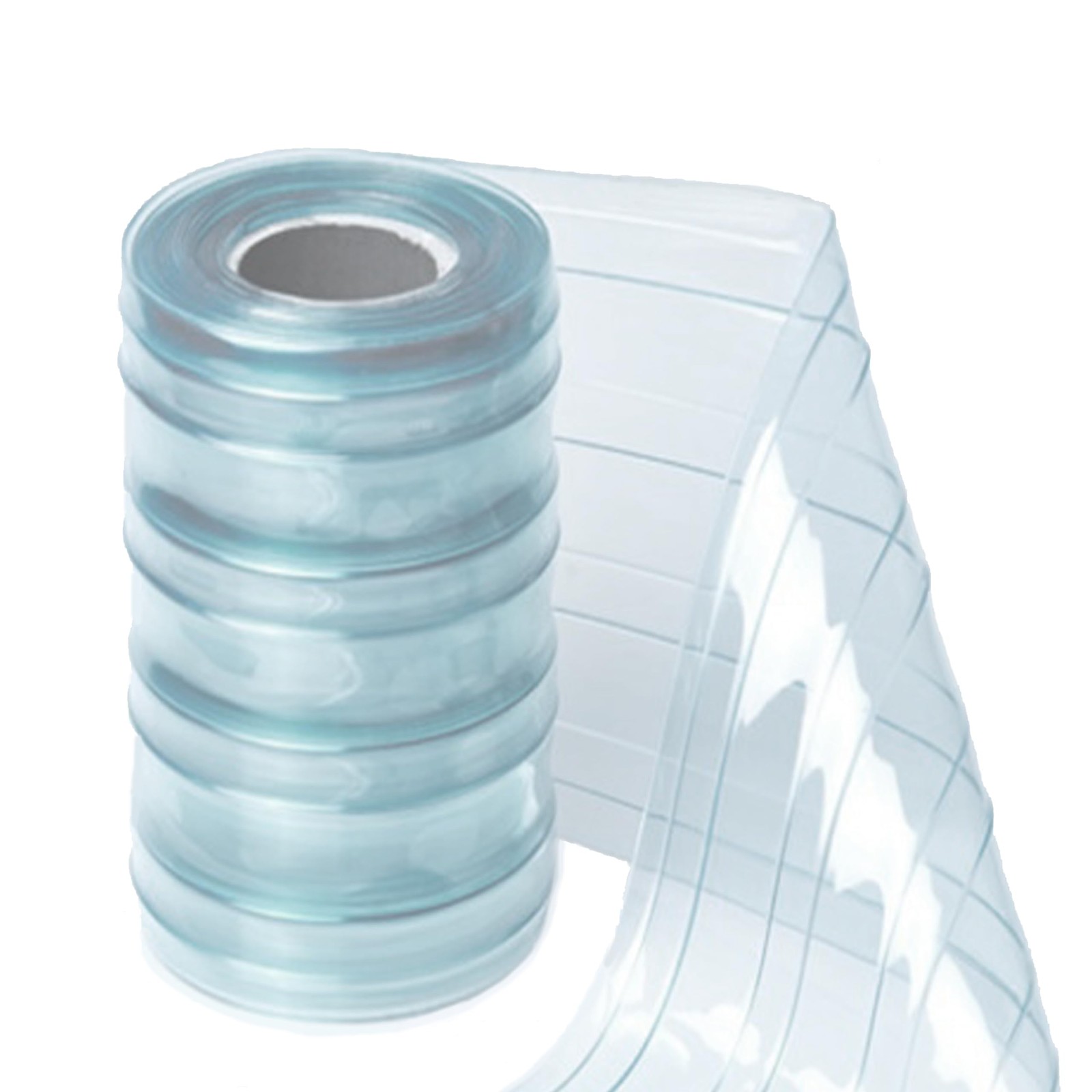 Plastic Vinyl Replacement Strip Curtain-Door - Clear Waterproof PVC for Wareh gallery