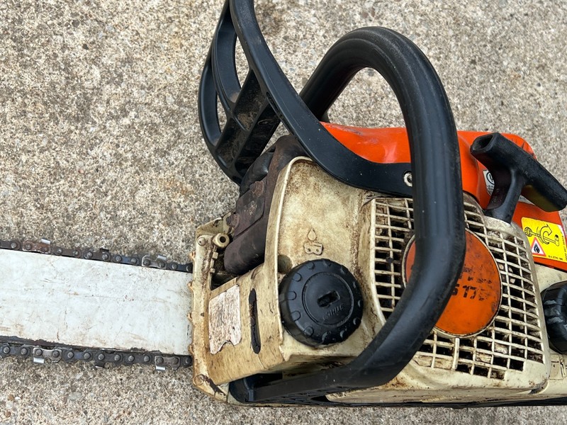 Stihl ms 170 chainsaw - runs gallery