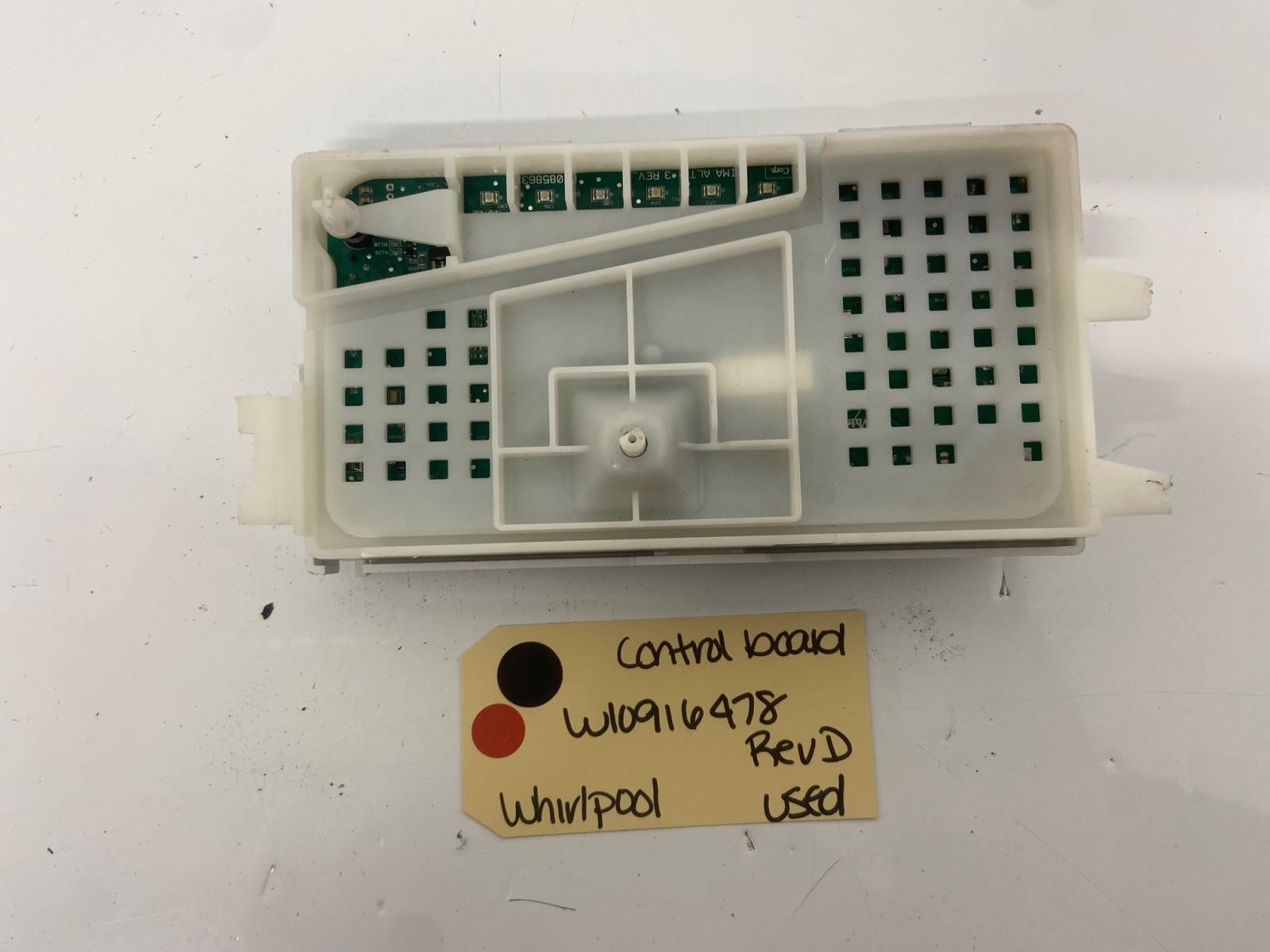 Whirlpool Washer W10916478 Rev D control board used gallery