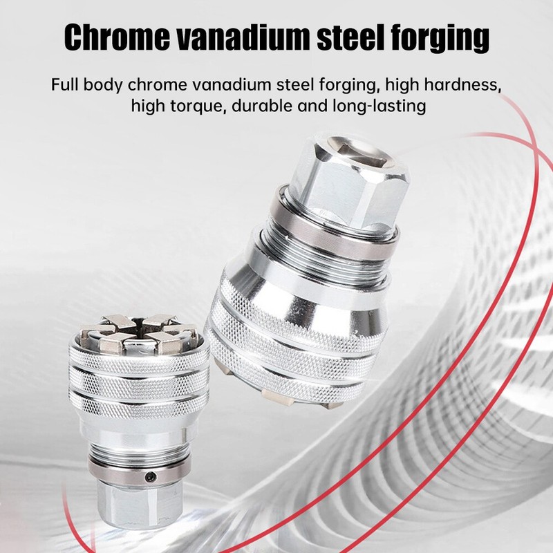 Upgraded Adjustable Universal Socket , Manual Socket , Multifunctional Sleeve gallery