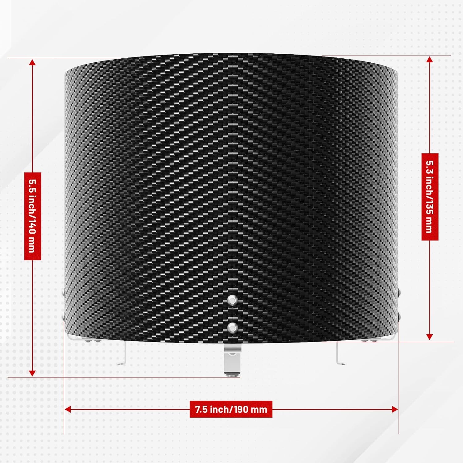 Universal Air Intake Filter Cover Heat Shield Stainless Steel Carbon Fiber Cover gallery