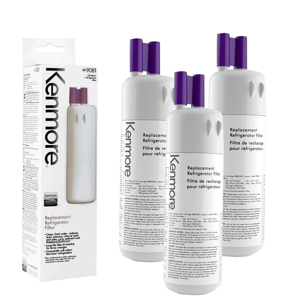 Kenmore 9081 Replacement Refrigerator Water Filters 46-9081 46-9930, 3 pack gallery