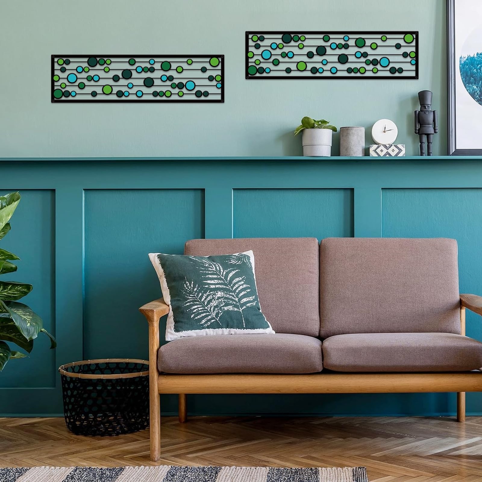 Geometric Metal Wall Decor, Modern Minimalist Geometric Wall Art 3D Abstract ... gallery