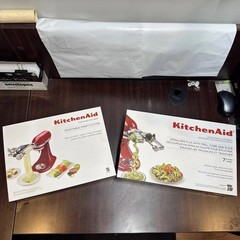 KITCHENAID 7 Blade Spiralizer Plus (KSM2APC) And Vegetable Sheet Cutter Lot Set
