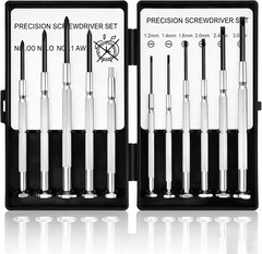11PCS Small Precision Screwdriver Set, Premium Mini Screw Driver Set Kit, 6 Diff