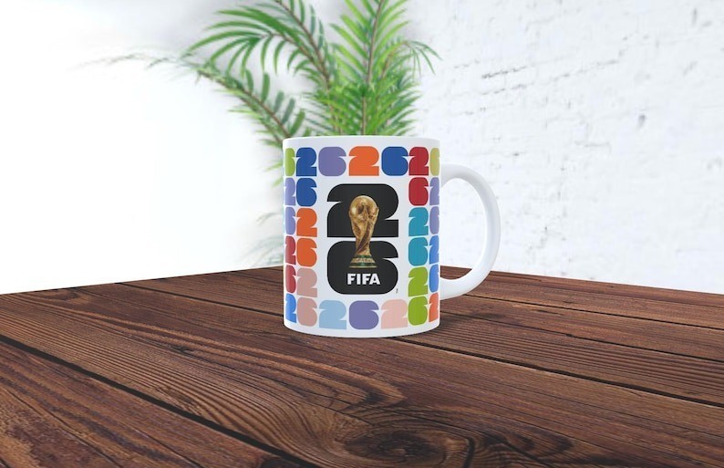 FIFA World Cup 2026 Color Block Mug – Cốc Kỷ Niệm World Cup 2026 gallery