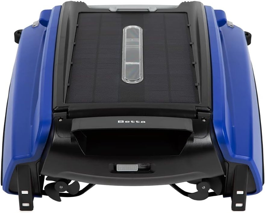 Betta SE Solar Pool Skimmer – Automatic, 30H Runtime, Salt Water Friendly, Blue gallery