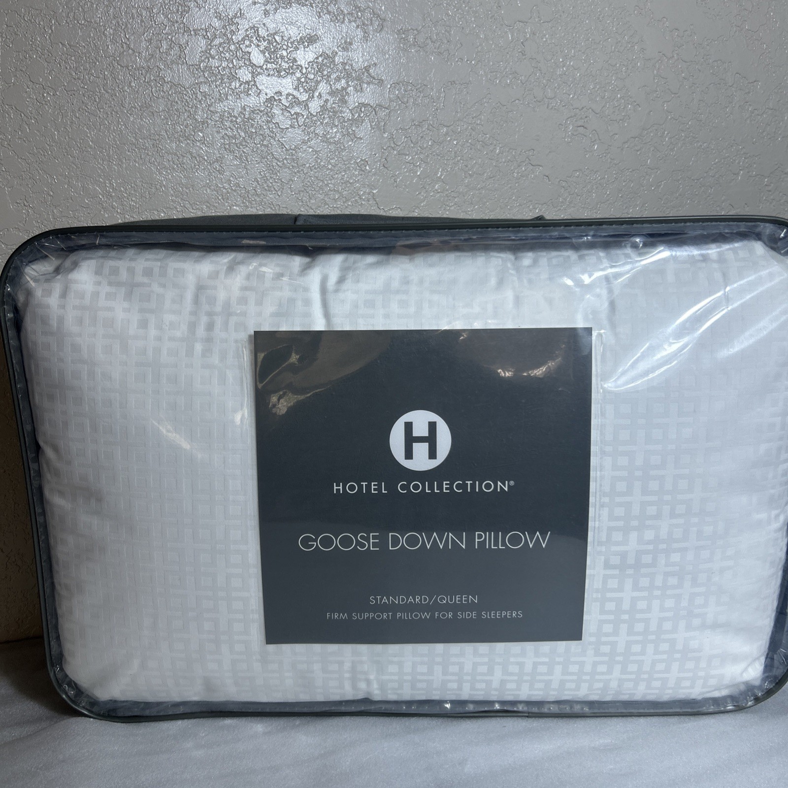 Hotel Collection Goose Down Standard Pillows Firm Support 2 Pillows New gallery