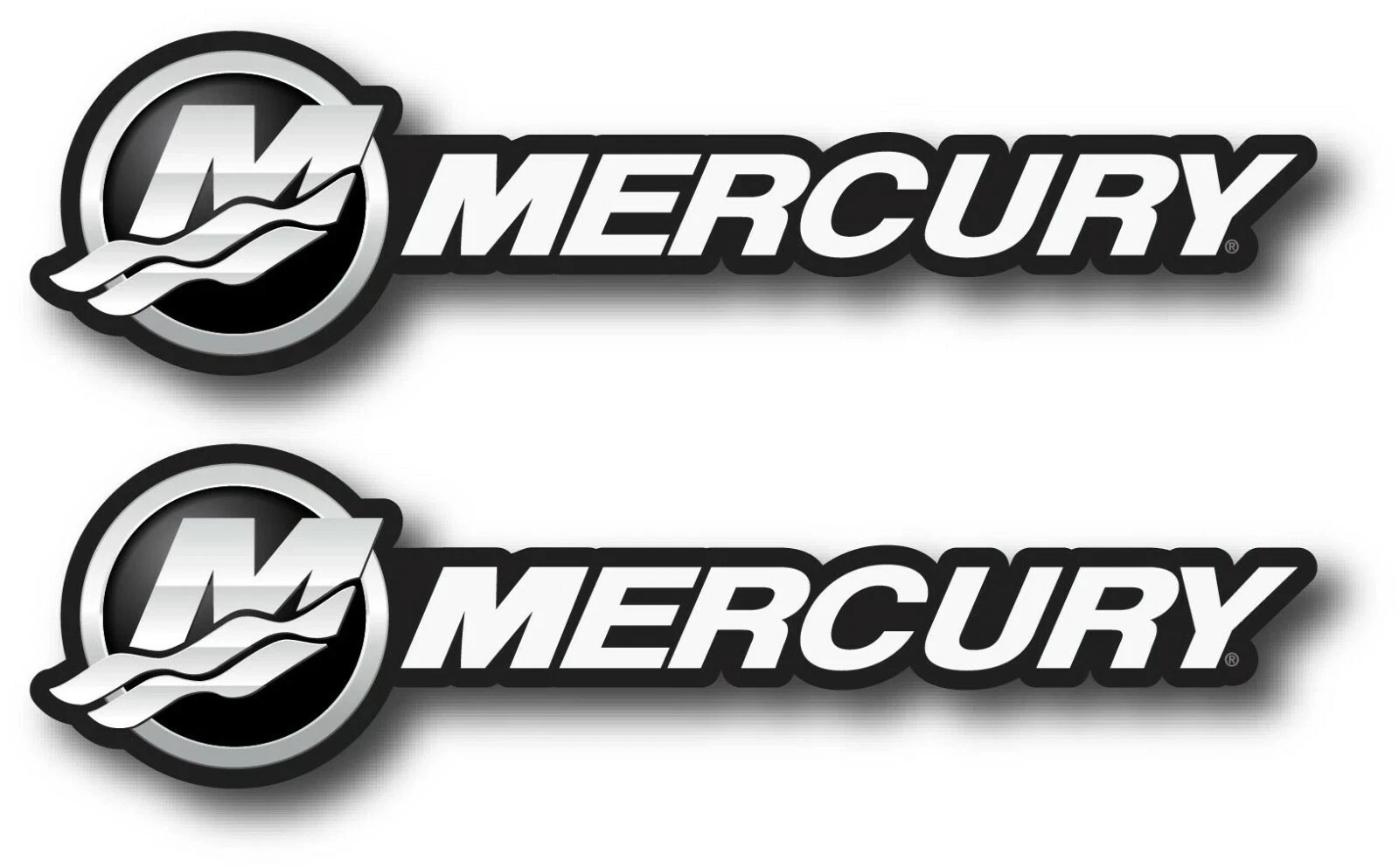 2X MERCURY DECAL STICKER US MADE TRUCK VEHICLE FISHING BOAT OUTBOARD CAR WINDOW gallery