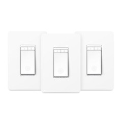 Smart Dimmer Switch, Wi-Fi Light Switch, UL Listed, No Hub Required, 3-Pack